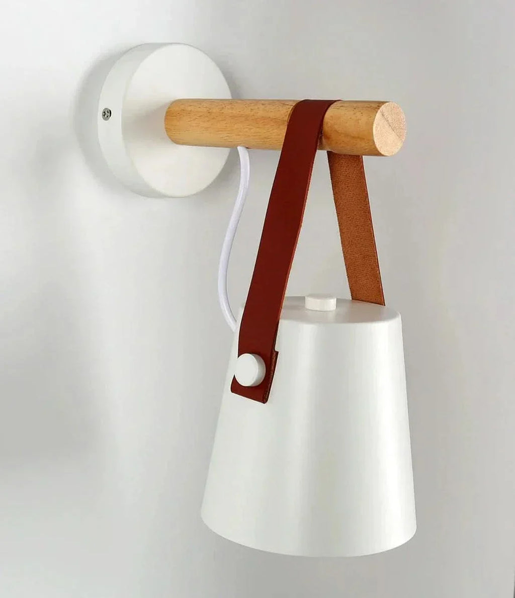 Siopsrl| Wooden Nordic Wall Lamp – Minimalist Hanging Light Fixture